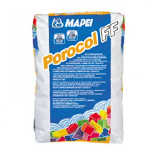 Mapei Porocol FF egykomponensű finomszemcsés fehér cementes habarcs