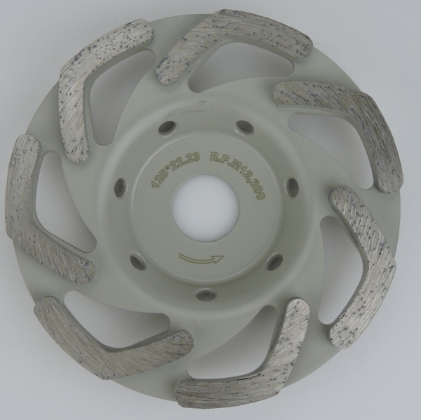 Csiszolótányér 125 mm CCW   gyémánt szürke