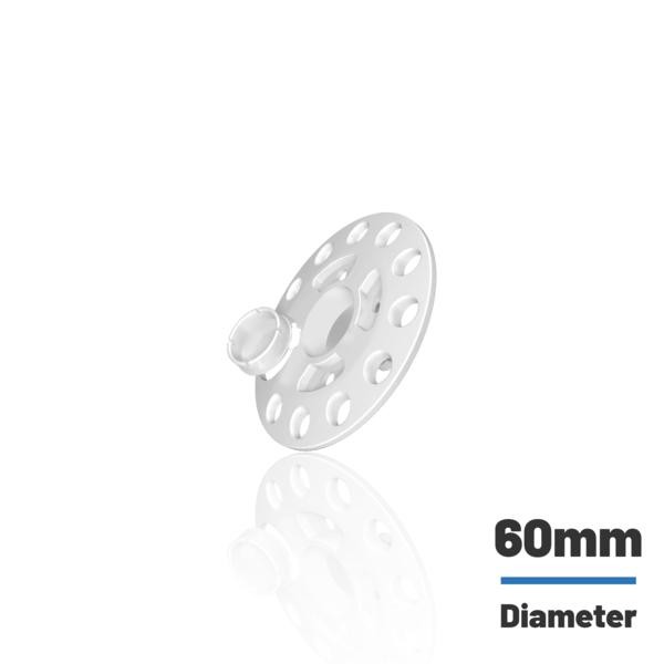Műanyag tárcsa 60 mm
